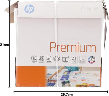 HP Premium A4 Drukpapier 90g - Hoogwaardige kwaliteit voo..., Verzenden, Gebruikt, Overige typen