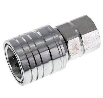 Stalen DN 25 Hydraulische Koppeling Snelkoppeling M30x1.5, Doe-het-zelf en Bouw, Verzenden, Nieuw