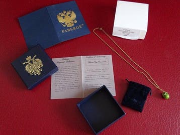 Figuur - House of Faberge- Imperial pendant egg - original