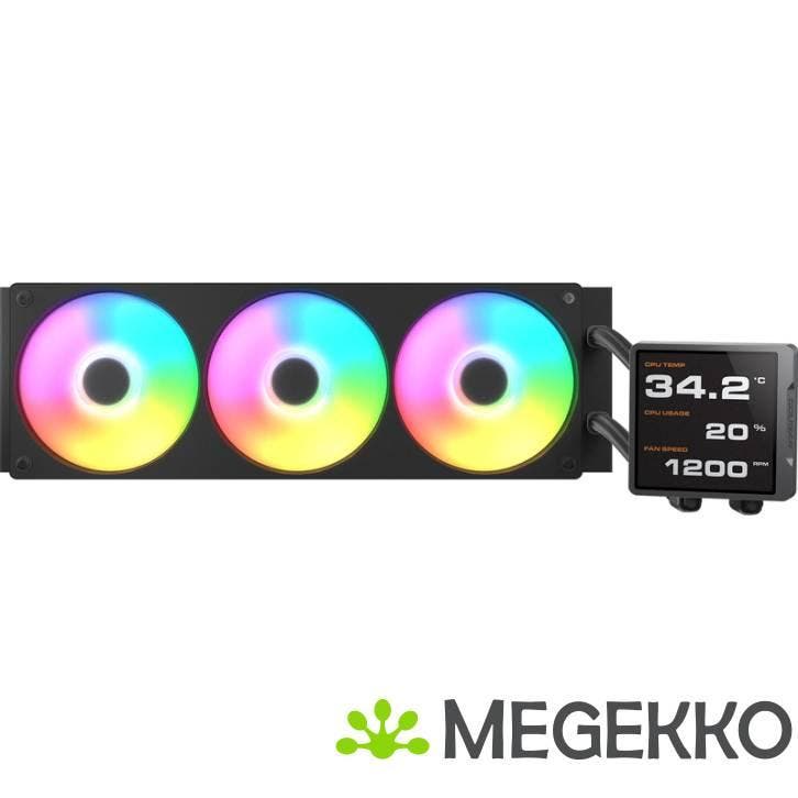 COUGAR Poseidon Vistek Pro ARGB 360 Zwart, Computers en Software, Overige Computers en Software, Nieuw, Verzenden