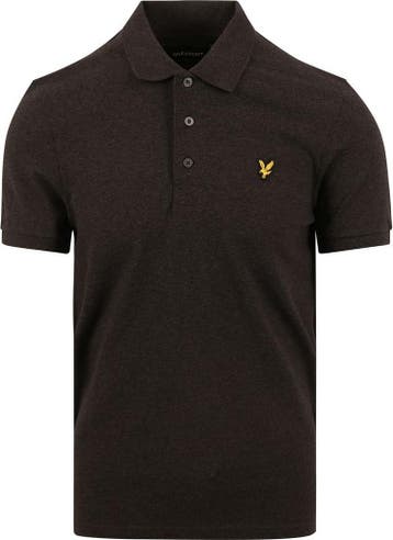 Lyle and Scott Polo Charcoal maat Maat 52/54 (L) Heren, Maat 52/54 (L), Verzenden, Nieuw, Lyle and Scott