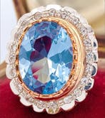 Sans prix de réserve - Bague - 9 carats Or rose, Argent