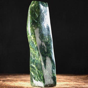 Nefrietjade van extra kwaliteit - Diepgroene kleur - Birma -