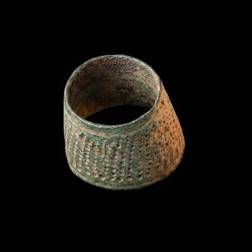Oud-Romeins, Keizerrijk Brons Zeldzame Digitabulum