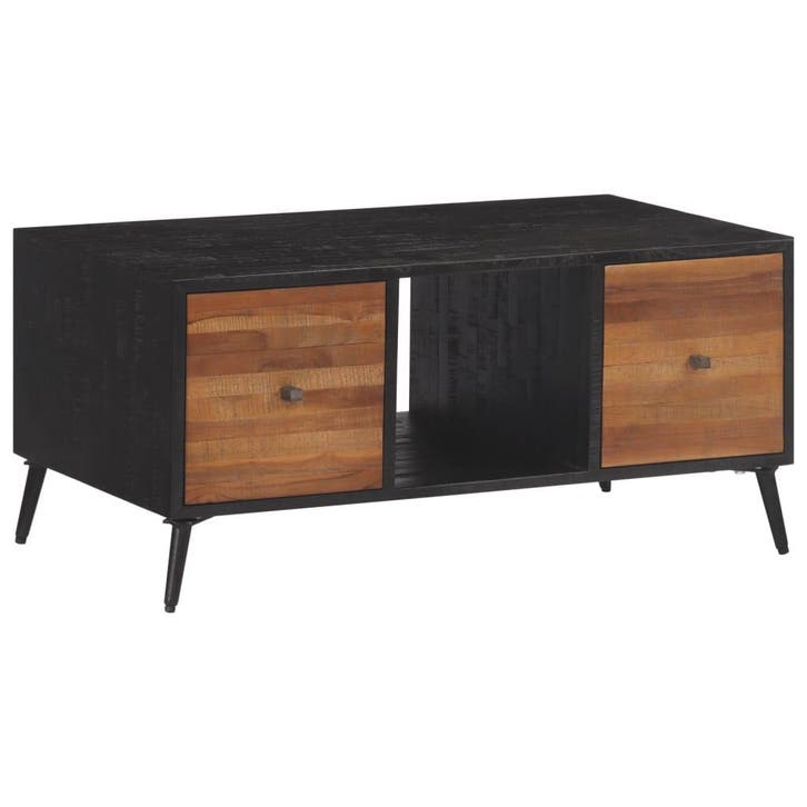 vidaXL Salontafel 90x50x41 cm massief gerecycled teakhout, Maison & Meubles, Tables | Tables de salon, Envoi