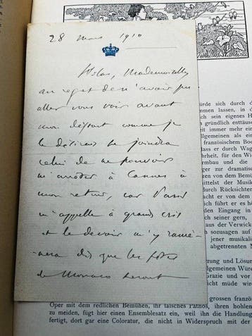 Lettre - Camille Saint-Saëns — Autograph Letter Signed, -, Nieuw