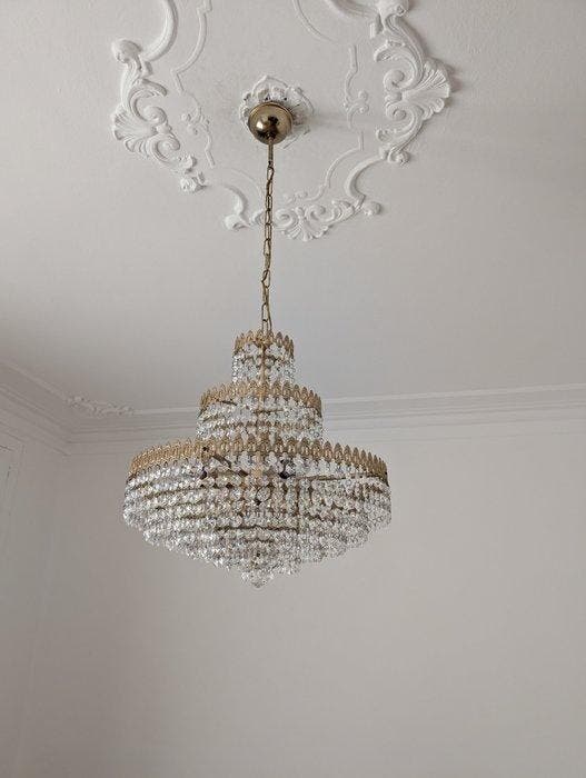 Lustre - Cristal - Cristal façon Swarovski, Antiek en Kunst, Antiek | Overige Antiek