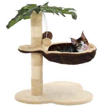 vidaXL Kattenkrabpaal met sisal krabpaal 50 cm beige en, Verzenden