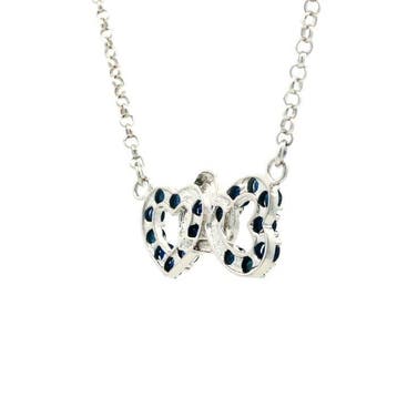 Zonder minimumprijs - Hanger Zilver - 2.21ct. tw. Saffier -, Handtassen en Accessoires, Antieke sieraden
