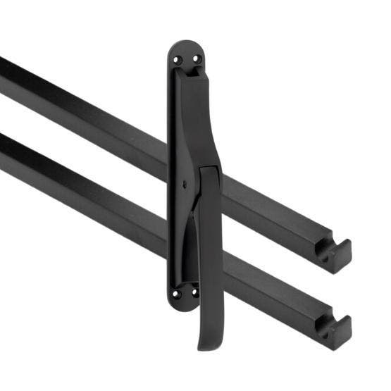 Pomp-espagnolet Elegant mat zwart inclusief 2 stangen, Doe-het-zelf en Bouw, Deuren en Vliegenramen, Nieuw