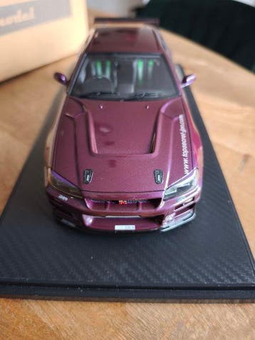 ignition model 1:18 - Voiture miniature - Nissan Skyline R34, Nieuw