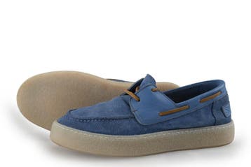 Shabbies Amsterdam Loafers in maat 38 Blauw, Shabbies Amsterdam, Overige typen, Zo goed als nieuw, Verzenden