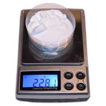 DSR Precision scale 500gr / 0,01gr incl. betterij 5x6cm plaa, Dieren en Toebehoren, Verzenden, Nieuw
