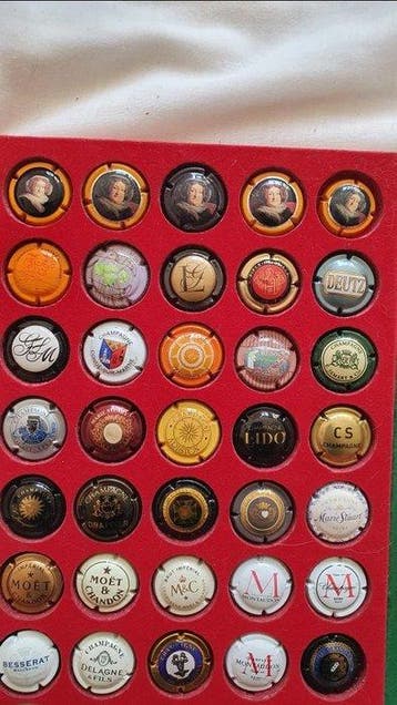 Collectie champagnecapsules - Champagnecapsules