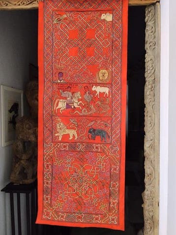 Tissu religieux éthiopien - Copte - Éthiopie, Antiek en Kunst