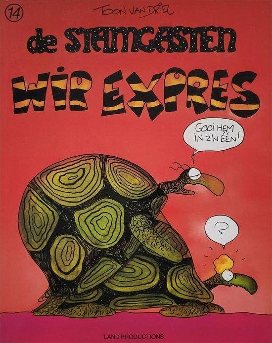 14 wip expres Stamgasten 9789050330206 T. van Driel, Boeken, Stripverhalen, Gelezen, Verzenden