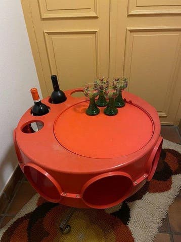 Curver - Bar - Rotobar - Plastic, Chroom - Vintage rotobar