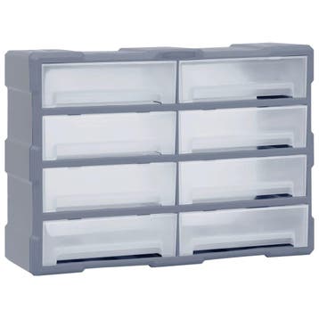 vidaXL Organiser met 8 grote lades 52x16x37 cm, Verzenden
