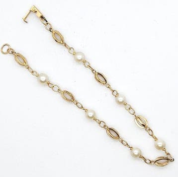 Anneau de bras - 18 carats Or jaune Perle