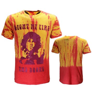 The Doors Light My Fire Dip Dye T-Shirt, Nieuw