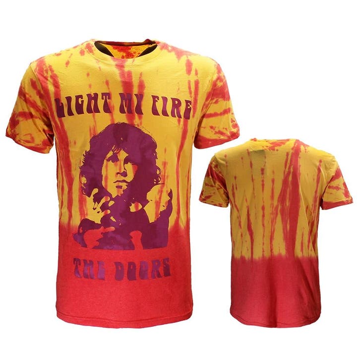 The Doors Light My Fire Dip Dye T-Shirt, Vêtements | Hommes, T-shirts