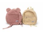 Veiling - 2x Teddy Rugzak Kind – Roze & Beige – Zachte K, Nieuw