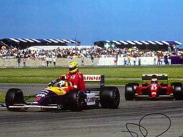 Williams - British Grand Prix - Nigel Mansell and Ayrton, Nieuw