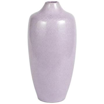 Dodo Vintage Vintage Keramikvase In Flieder Mit, Huis en Inrichting, Verzenden, Gebruikt, Paars