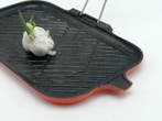 Le Creuset, Grillpan, rechthoekig met schenktuit. - Pan -
