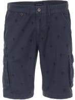 Casa Moda Korte Broek Palmboom Motief Blauw 593199200, Verzenden, Nieuw