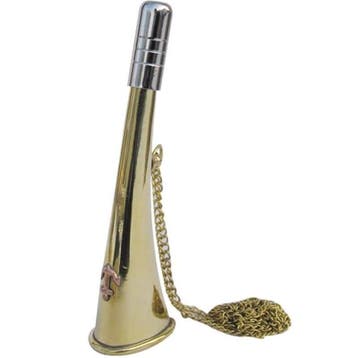 Misthoorn Messing met Ketting 15cm, Ophalen of Verzenden, Nieuw