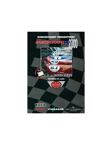 2000 DONKERVOORT CUP BROCHURE ENGELS, Nieuw