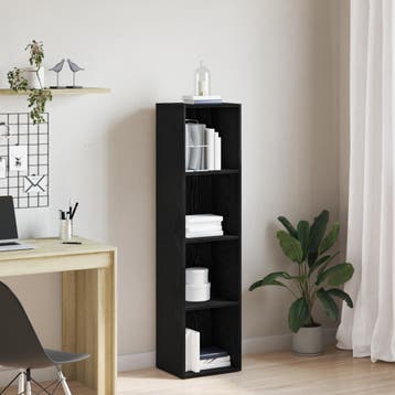 vidaXL Boekenkast 4-laags 36 x 30 x 143 cm Bewerkt hout, Verzenden