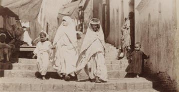 Alexandre Leroux (XIX) - Alger, rue arabe