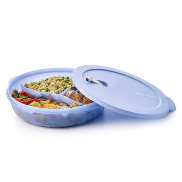 Tupperware CrystalWave Vakjesbord Blauw / Paars, Huis en Inrichting, Verzenden, Nieuw