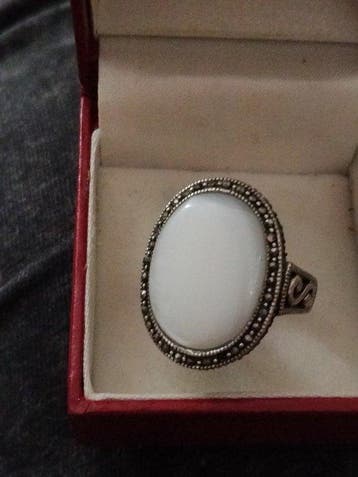 Sans prix de réserve - Bague Argent Opale - Opale - Opale