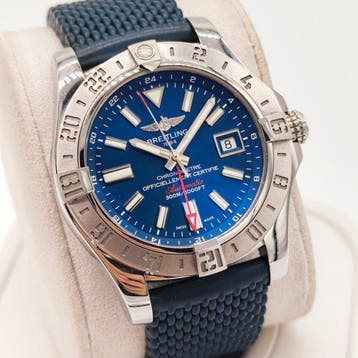 Breitling - Breitling - Avenger II GMT Blue Dial - A32390, Handtassen en Accessoires, Horloges | Heren, Nieuw