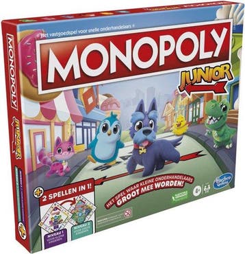 Verpakking beschadigd Monopoly Junior - 2-in-1 spel - Bor..., Verzenden