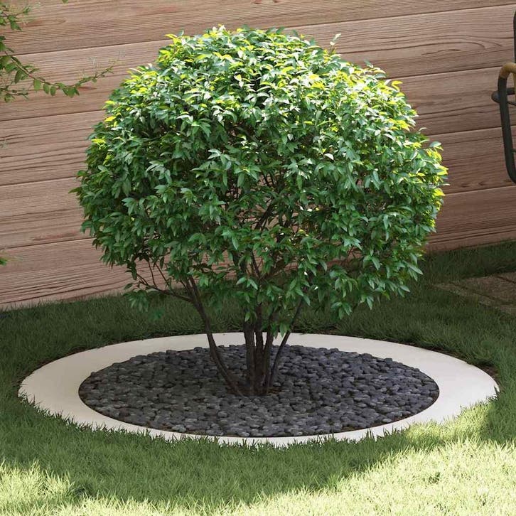 vidaXL geschikt voor vlakke boomringen 5 pcs Wit Ø90 / 120, Tuin en Terras, Bloempotten, Nieuw, Verzenden