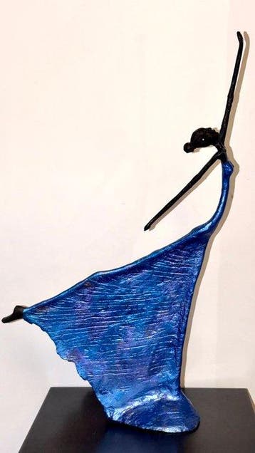 Abdoulaye Derme - sculptuur, Danseuse “Élégance en