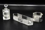 Moser & Söhne Art Deco Faceted Crystal Glass Dressing Table, Antiek en Kunst