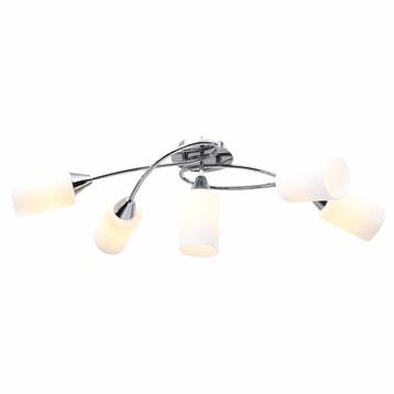 vidaXL Plafondlamp met keramieken cilindervormige kappen, Verzenden, Nieuw