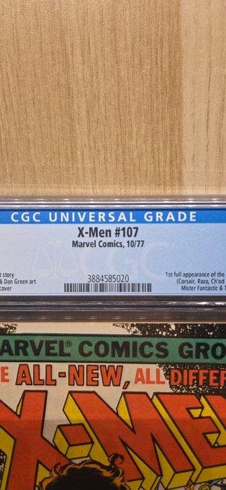 X-Men 107 - 1 Graded comic - 1977 - CGC 8.5, Nieuw
