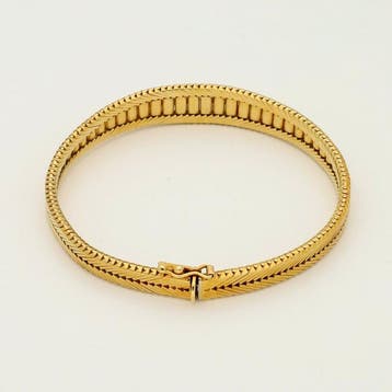 Armband - 18 karaat Geel goud - Robijn., Nieuw