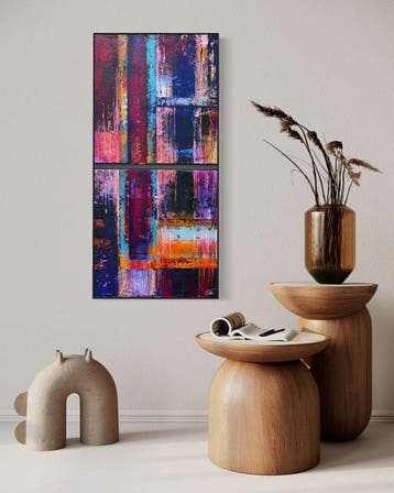 Cristina Talea - TRACES OF TIME - 2 panels