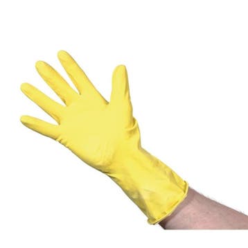 Handschoenen geel natuurlijk latex Jantex, Verzenden, Nieuw in verpakking
