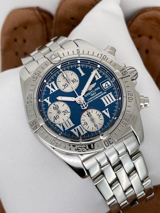 Breitling - Cockpit Chronograph Automatic - A13358 - Heren -, Bijoux, Sacs & Beauté, Montres | Hommes
