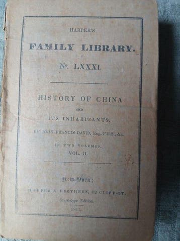 John Francis Davis - The Chinese a General Discription of