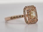 Zonder minimumprijs - Ring - 14 karaat Geel goud - 0.77ct.