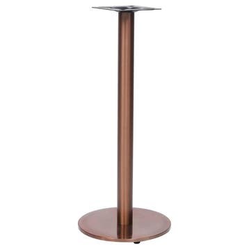 vidaXL Bistrotafelpoot Ø45x107 cm roestvrij staal, Huis en Inrichting, Verzenden, Nieuw